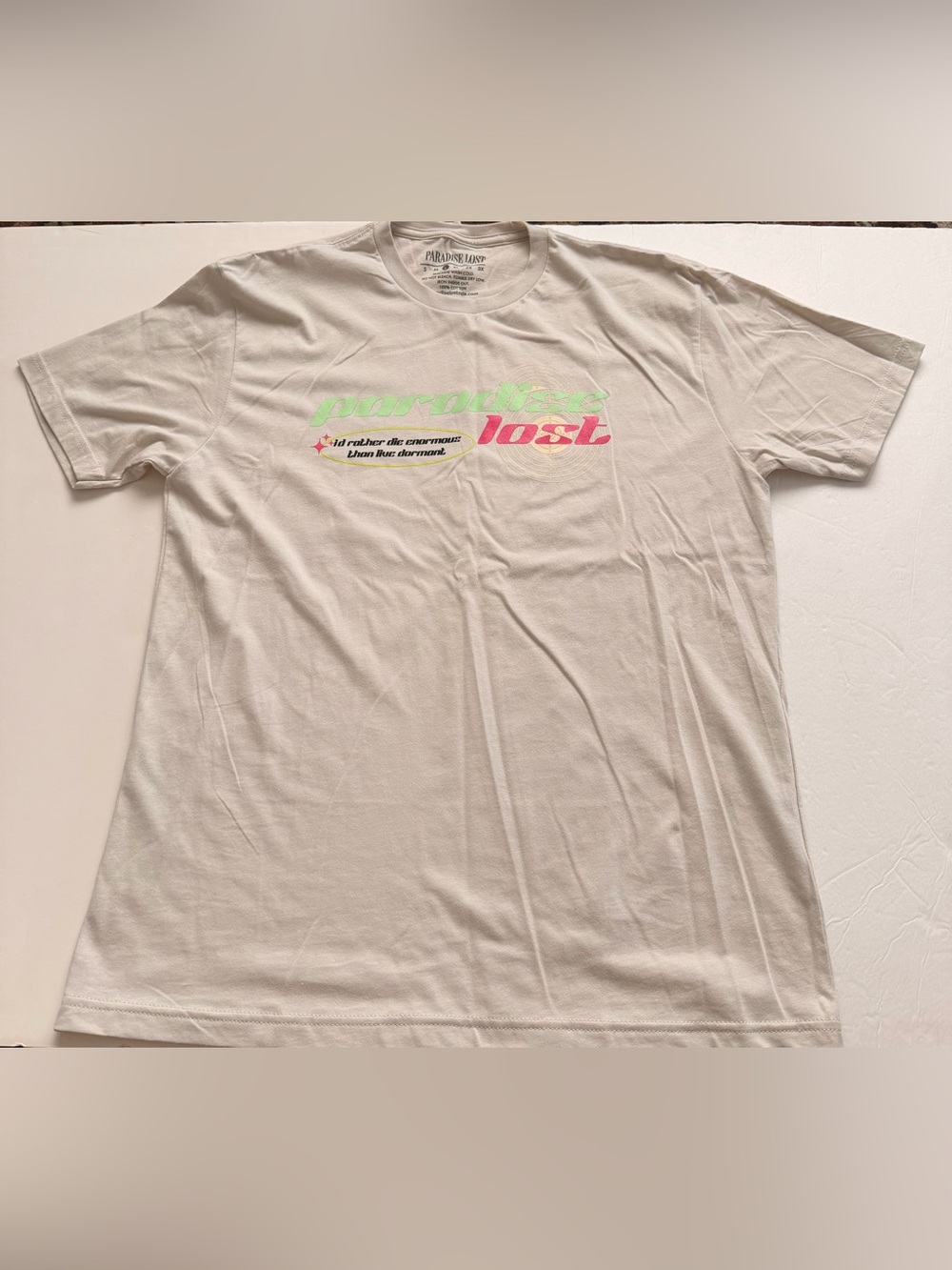 Rare Paradise Lost Miami Graphic Tee “Die Enormous” Large